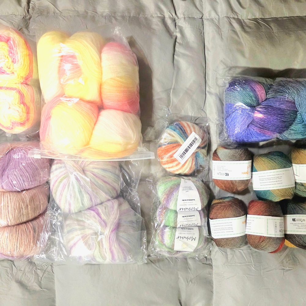 Merino And Mohair Hand-dyed Bundle